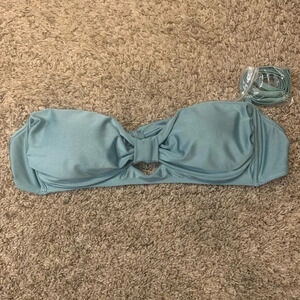 Nine West Front-Knot Bandeau Swim Top with strap size M
